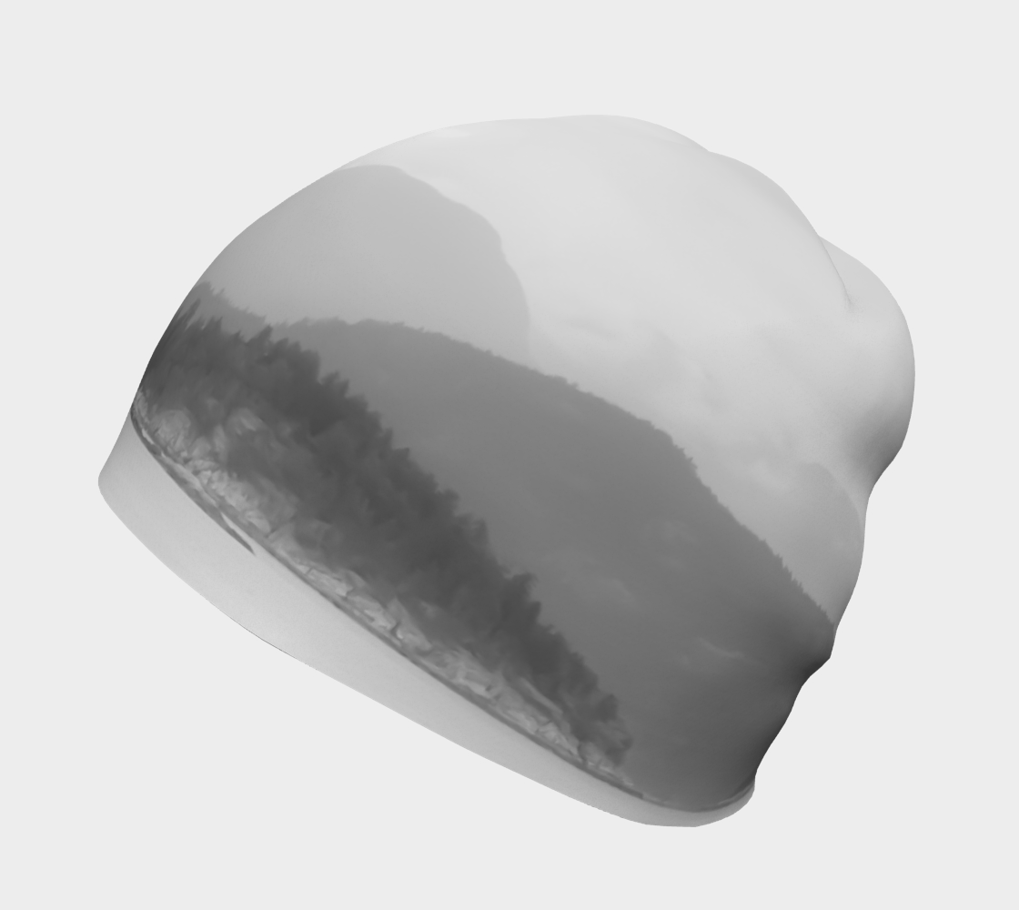 Left side Pacific Mist Beanie by Roxy Hurtubise VanIsleGoddess.Com