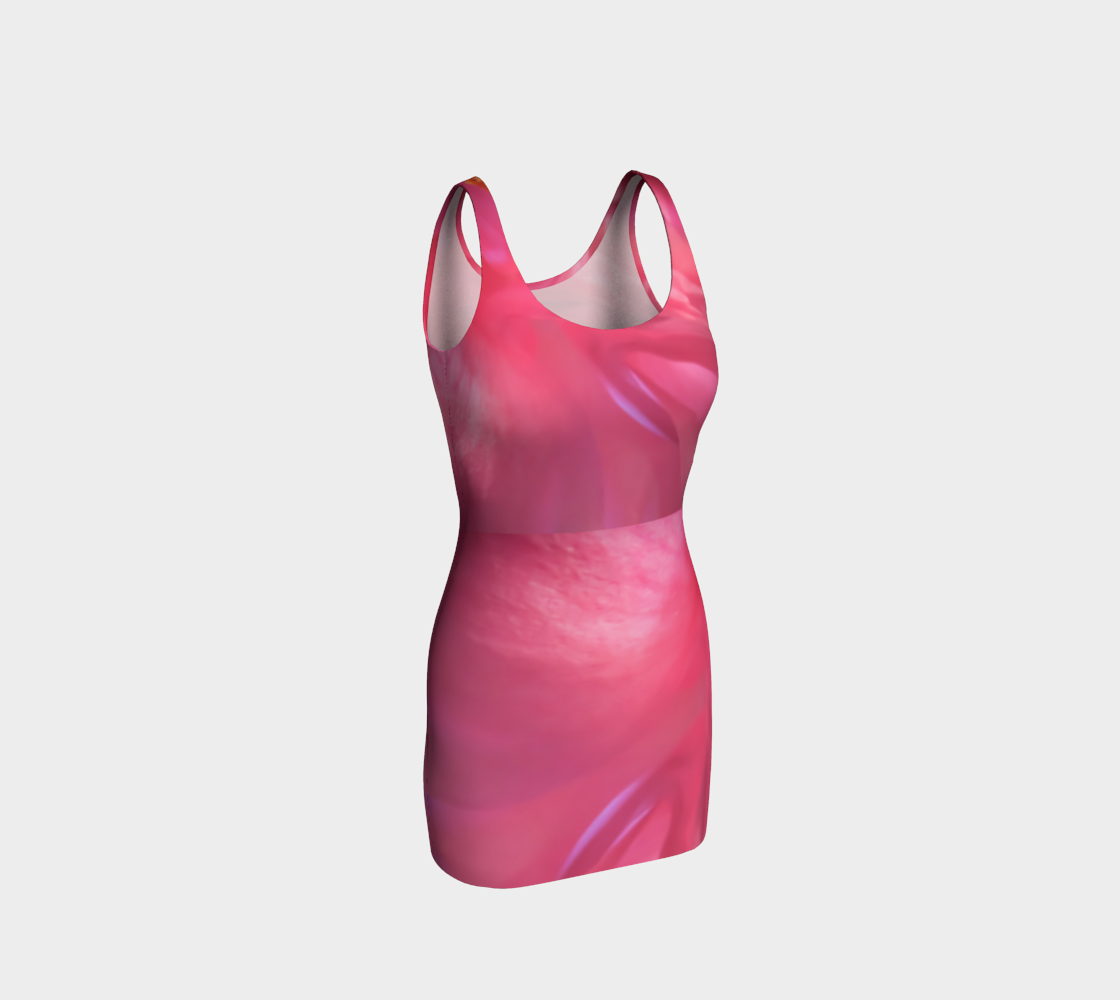 Soft Rose Body Contour Dress by Roxy Hurtubise front