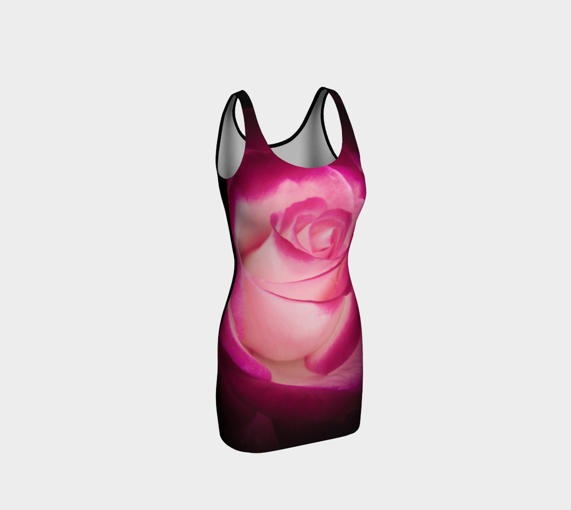 Illuminated Rose Body Contour Dress by  Roxy Hurtubise Front