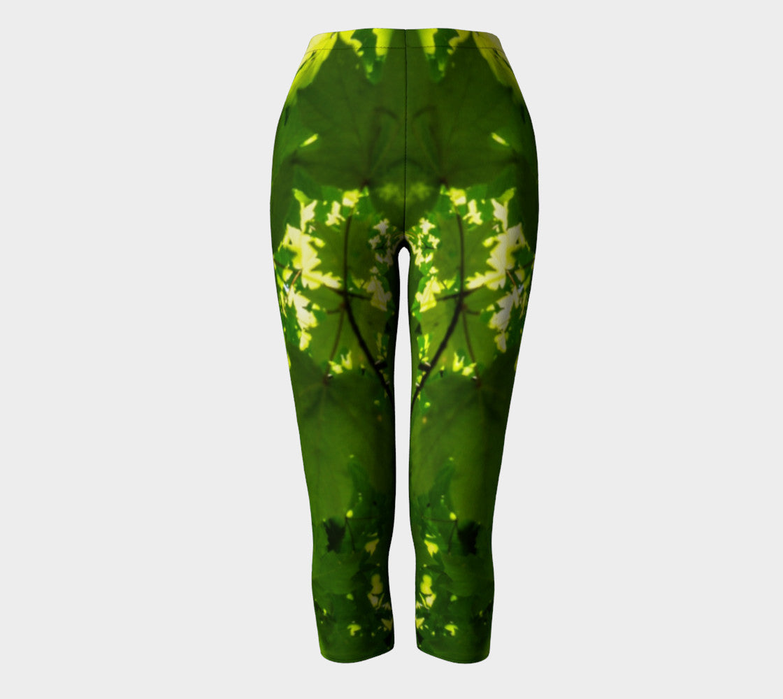 Canopy of Leaves Capris by Roxy Hurtubise full front