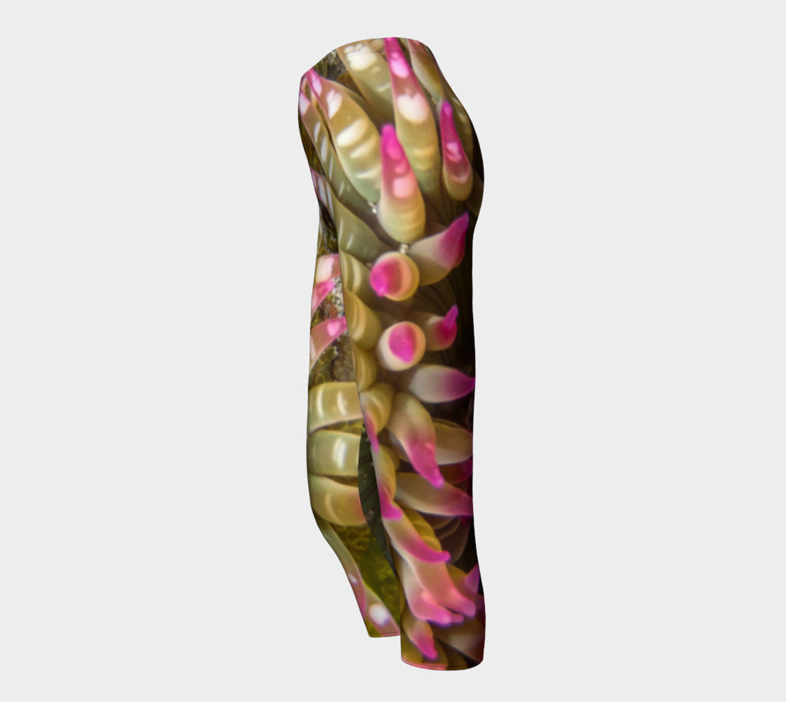 Enchanted Sea Anemone Capris by Roxy Hurtubise side