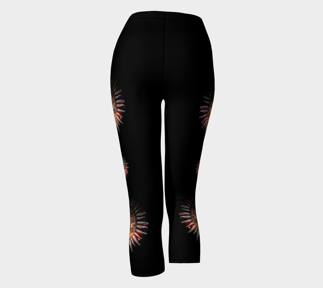 Sun Mask Medallions Capris by Roxy Hurtubise back