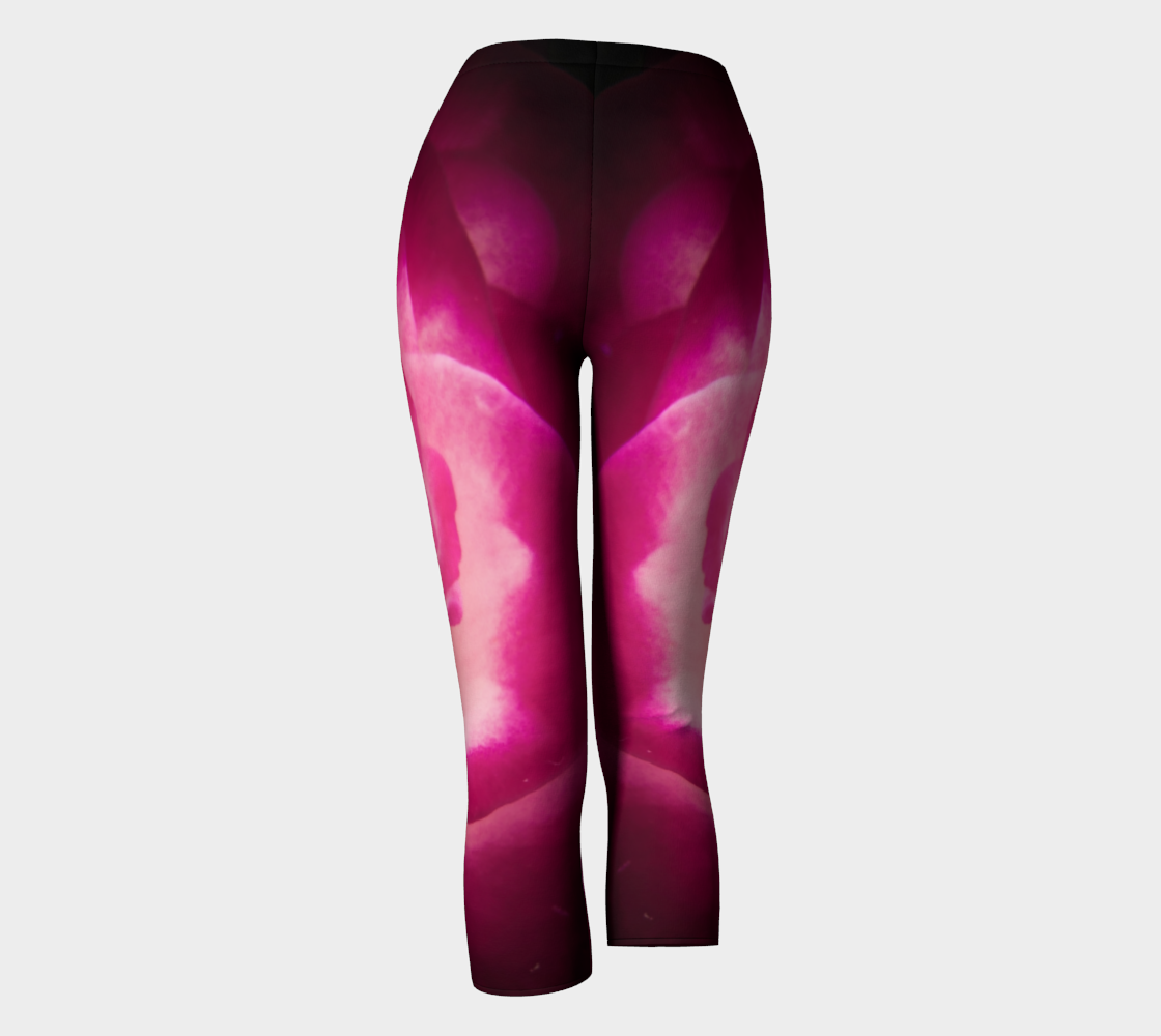 Illuminated Rose Capris by Roxy Hurtubise back