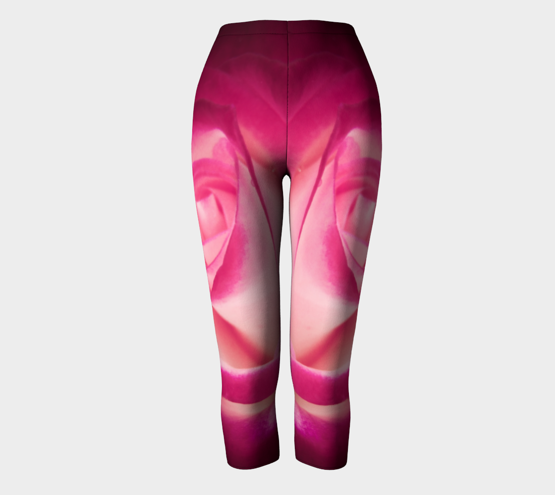 Illuminated Rose Capris by Roxy Hurtubise full front