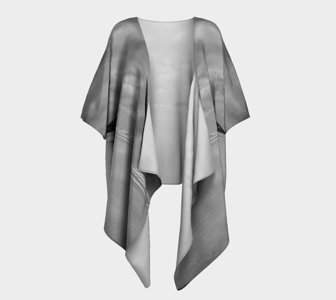 Long Beach Tofino Draped Kimono by Van Isle Goddess of Vancouver Island