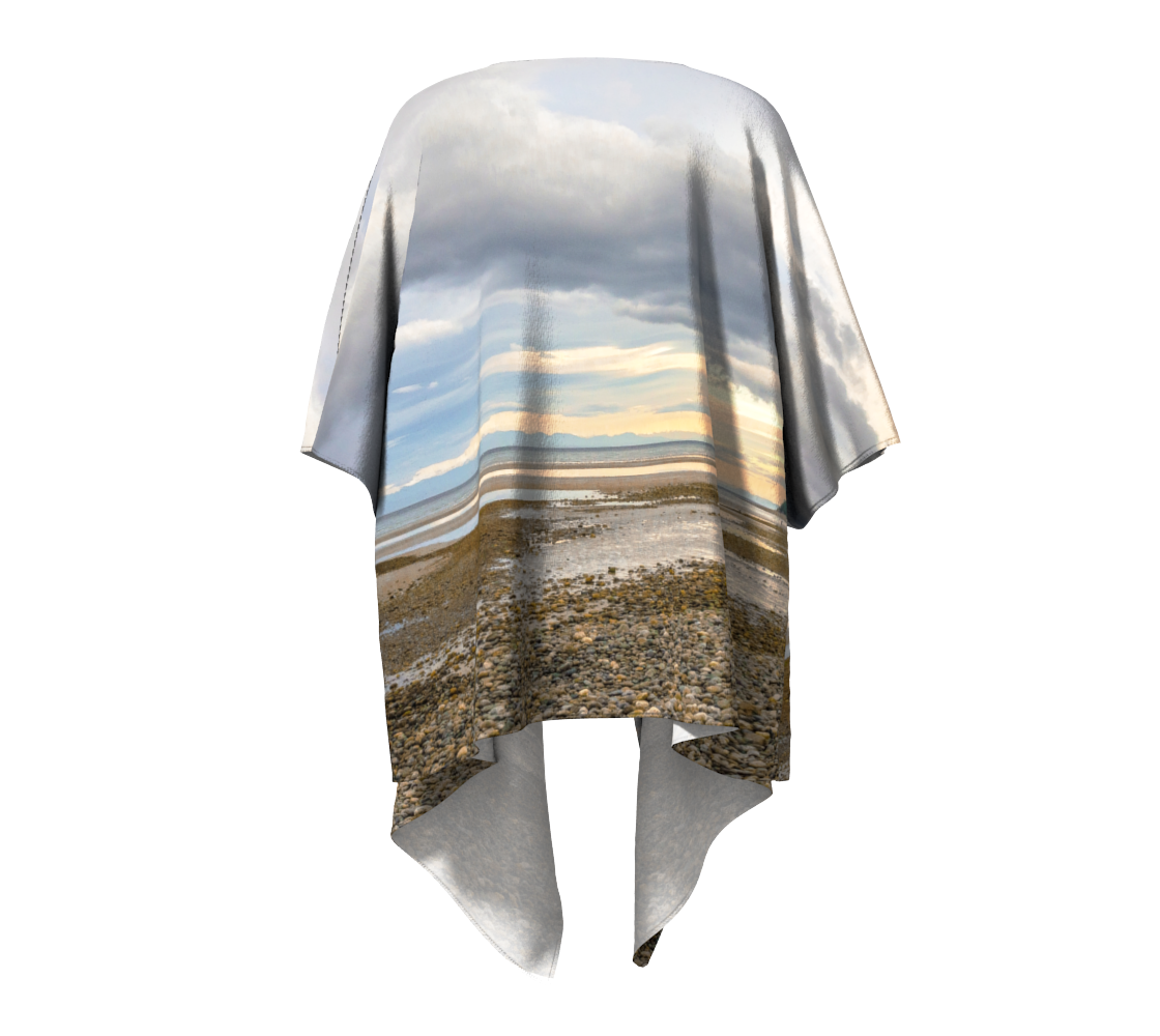 Miracle Beach Vancouver Island Draped Kimono by Van Isle Goddess
