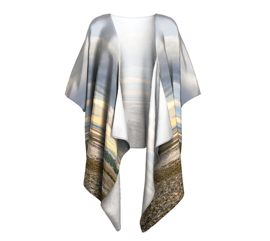 Miracle Beach Vancouver Island Draped Kimono by Van Isle Goddess