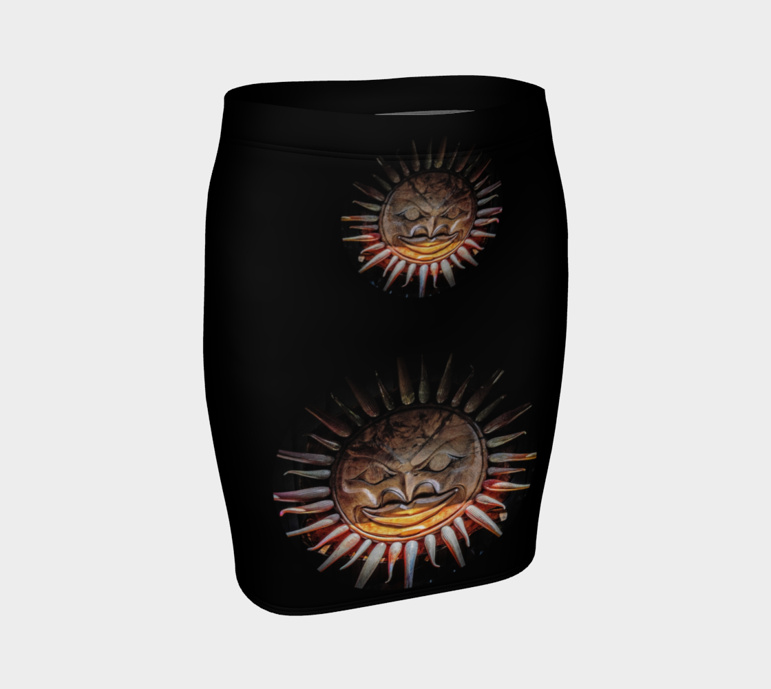 Sun Mask Fitted Skirt by Roxy Hurtubise Front