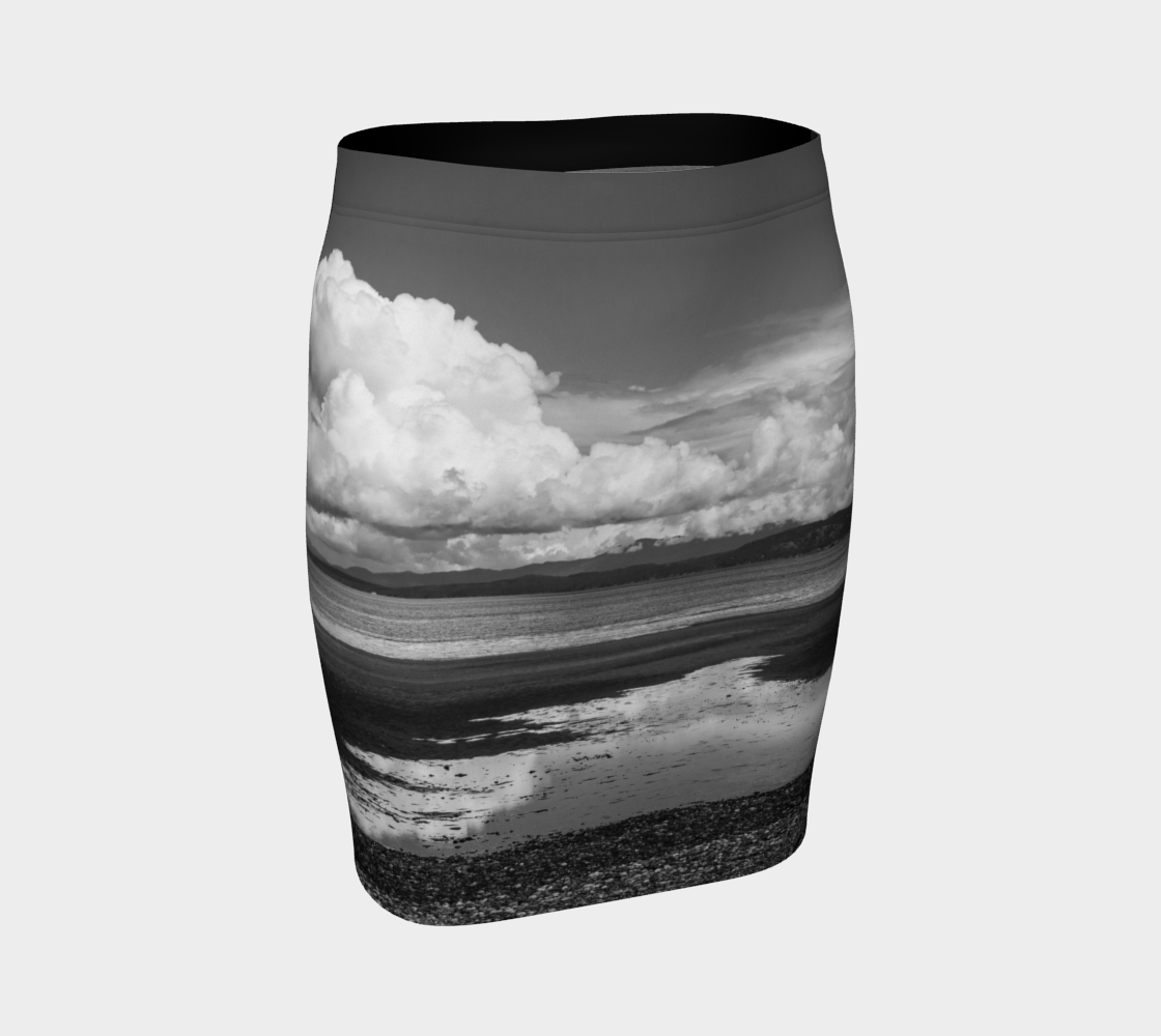 Parksville Beach Fitted Skirt by Roxy Hurtubise Front