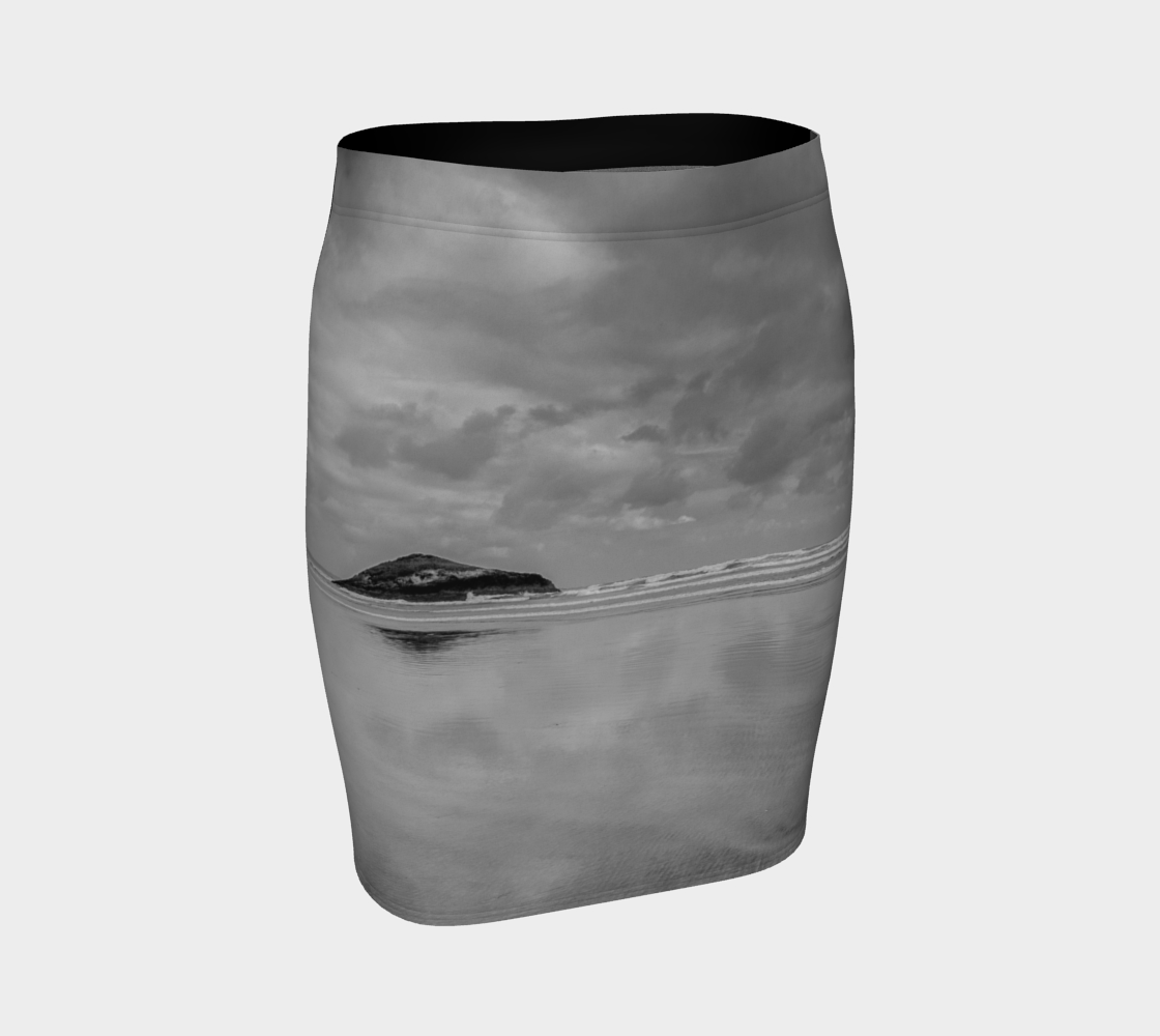 Long Beach Tofino Fitted Skirt by Roxy Hurtubise Front