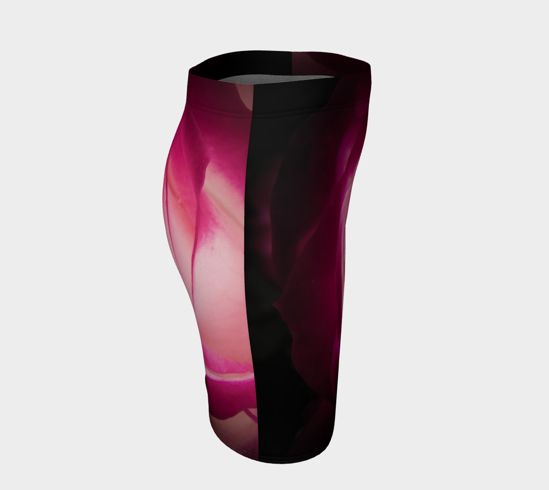 Illuminated Rose Fitted Skirt by Roxy Hurtubise Right Side