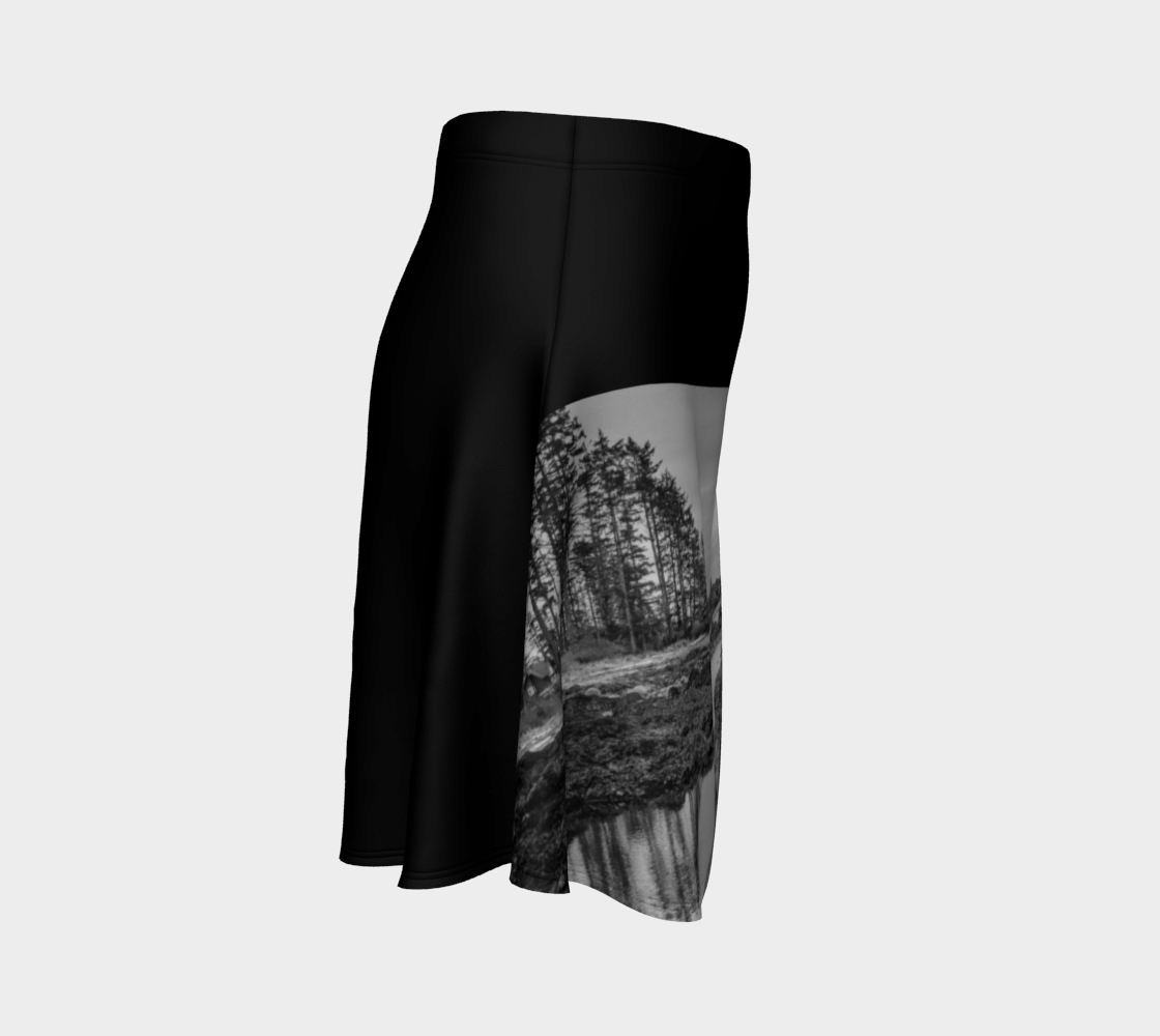 Big Beach Ucluelet Flare Skirt by Roxy Hurtubise  Right Side