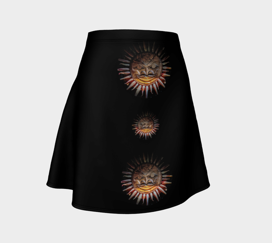 Sun Mask Flare Skirt by Roxy Hurtubise Front
