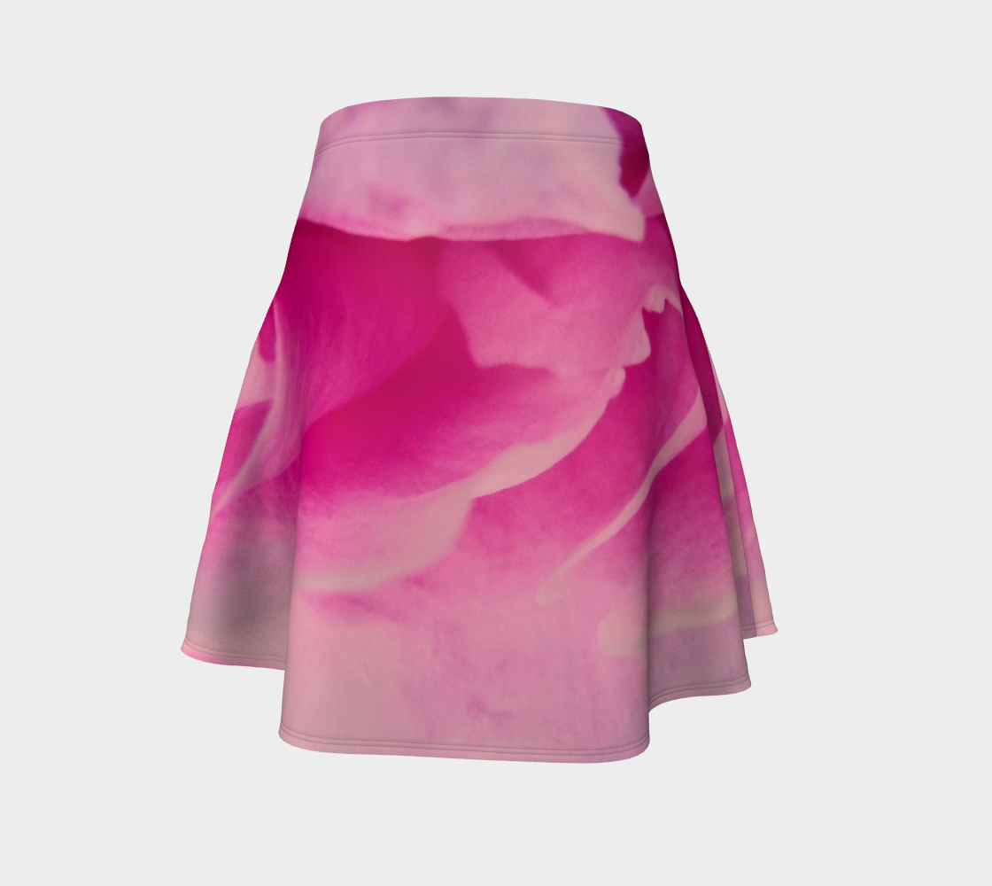 Rose Petal Kiss Flare Skirt by Roxy Hurtubise Back