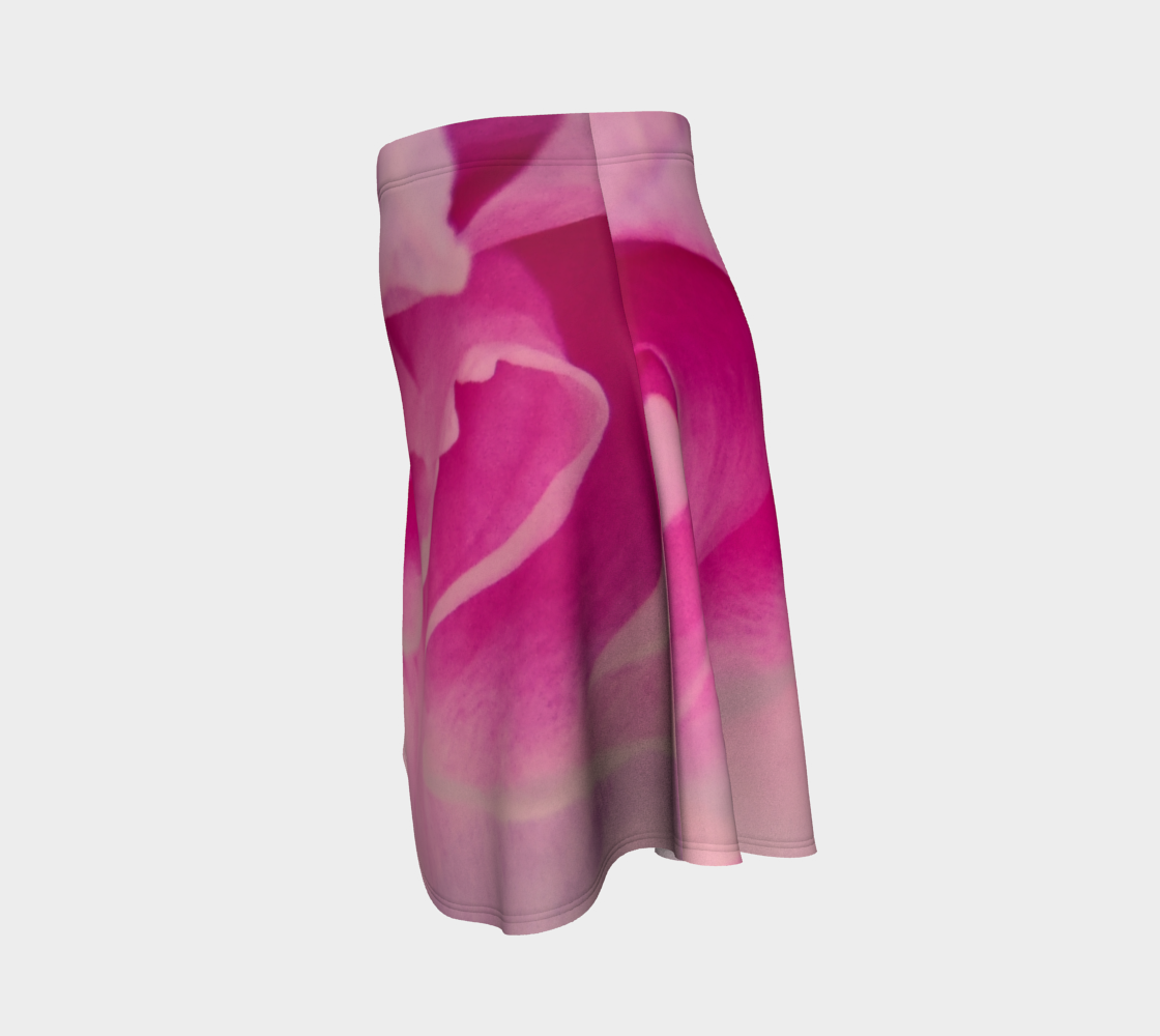 Rose Petal Kiss Flare Skirt by Roxy Hurtubise Left Side