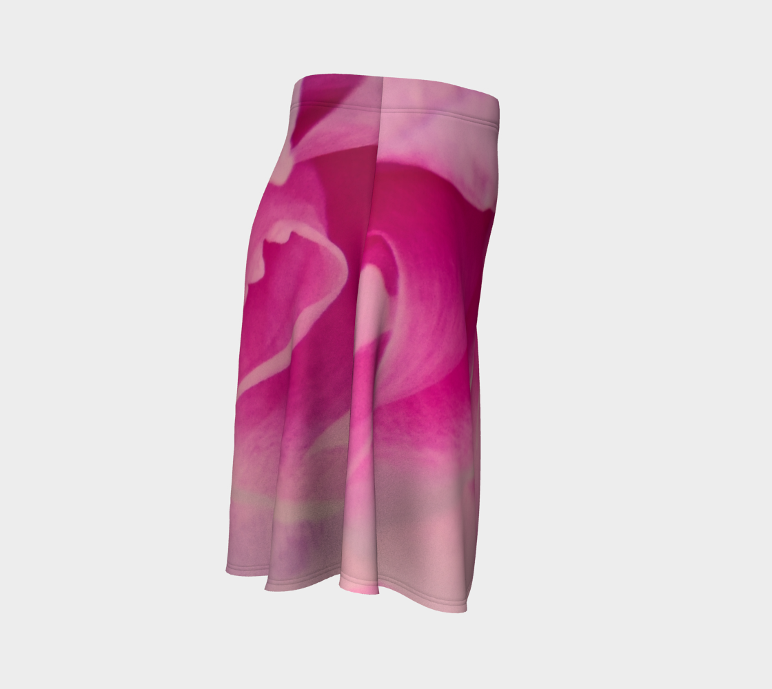 Rose Petal Kiss Flare Skirt by Roxy Hurtubise Right Side