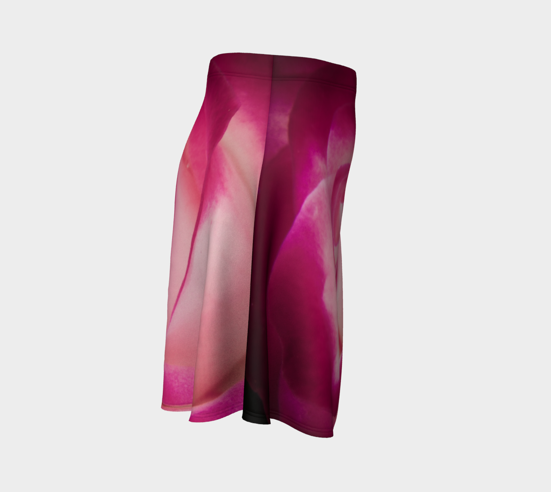 Illuminated Rose Flare Skirt by Roxy Hurtubise Right Side