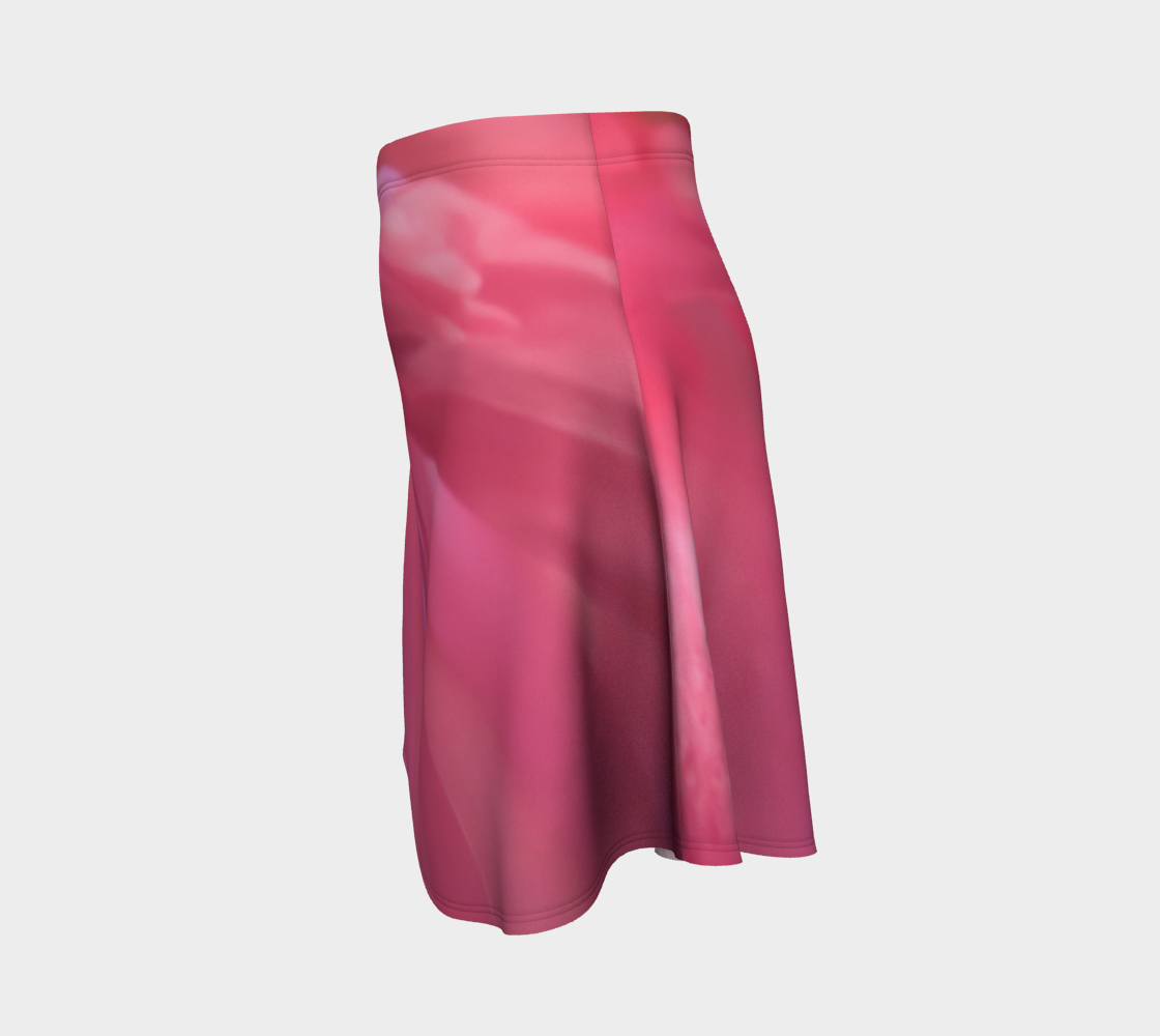 Soft Rose Flare Skirt by Roxy Hurtubise Left Side