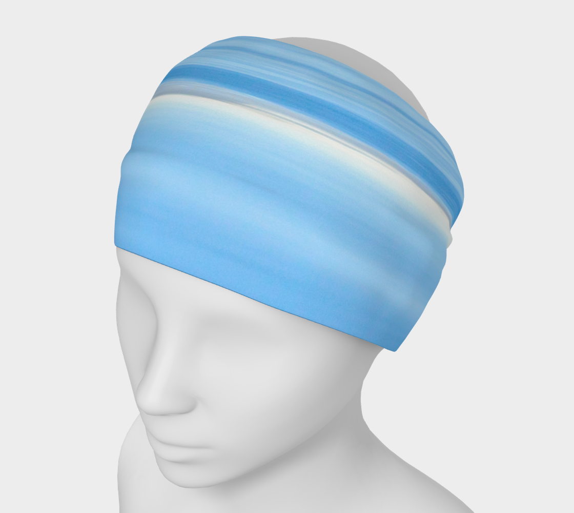 Ocean Blue Headband by Roxy Hurtubise VanIsleGoddess.Com