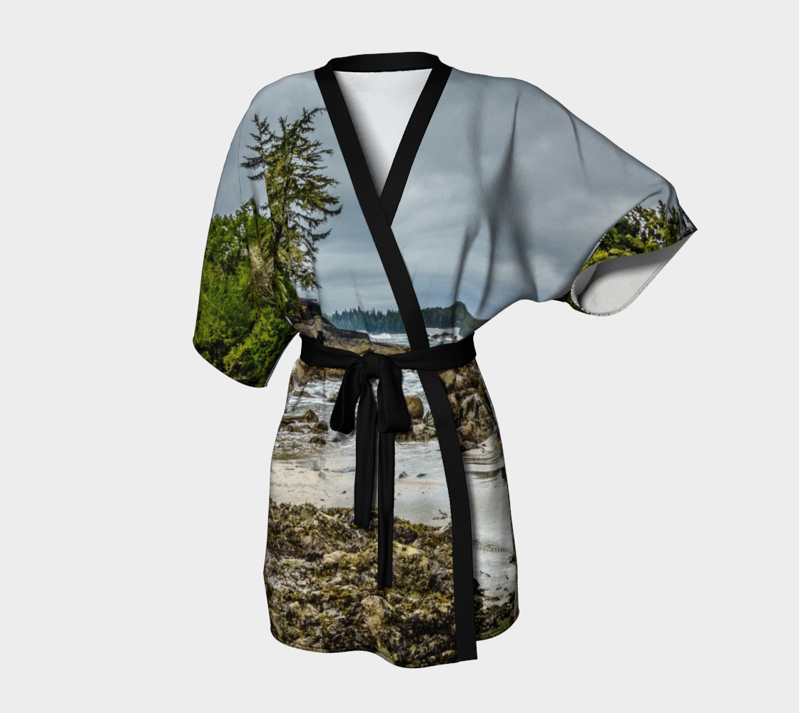 McKenzie Beach Tofino Kimono Robe by Van Isle Goddess of Vancouver Island