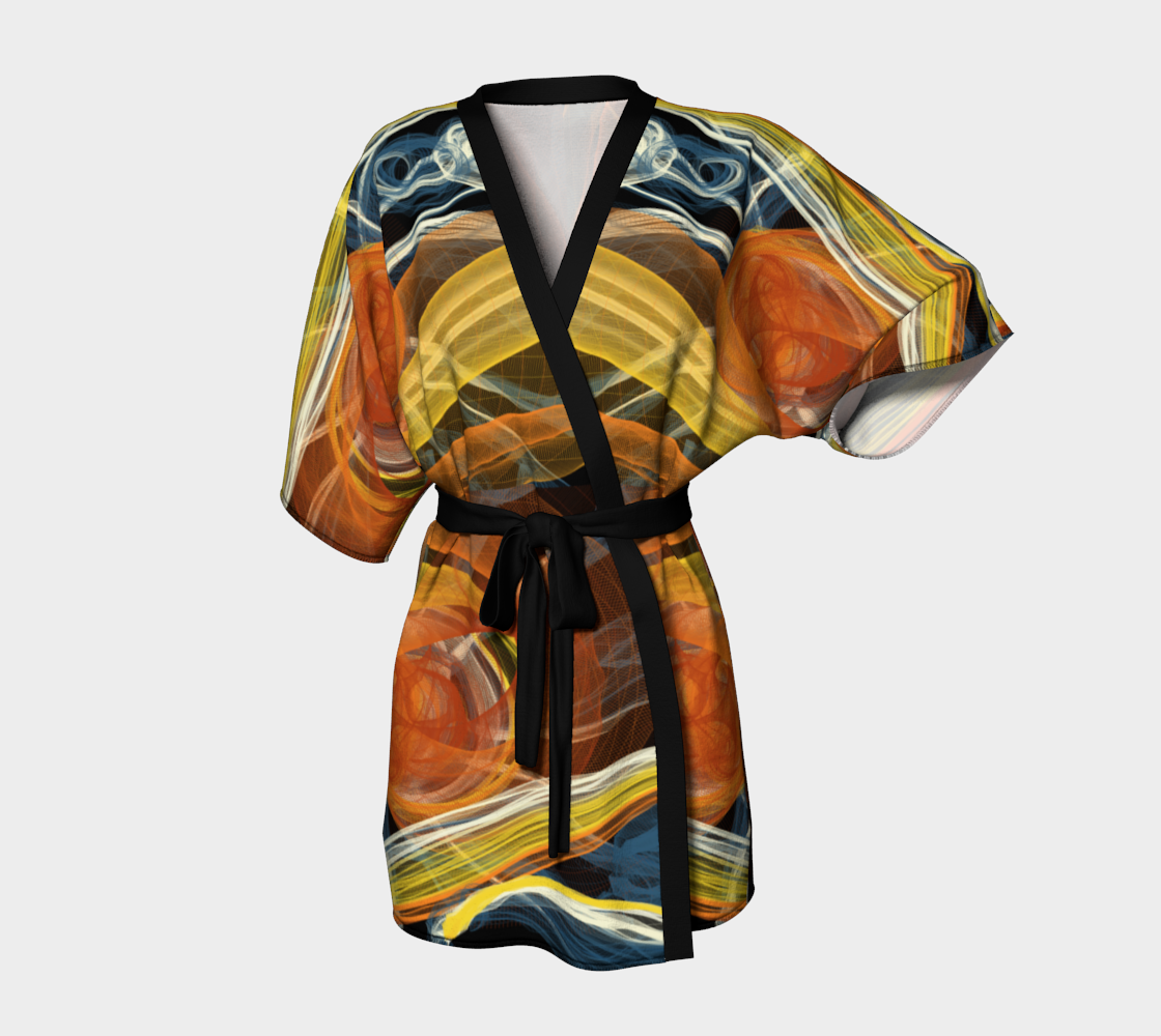 Celestial Kimono Robe by Roxy Hurtubise Front