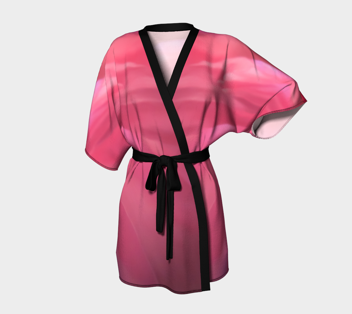 Soft Rose Kimono Robe
