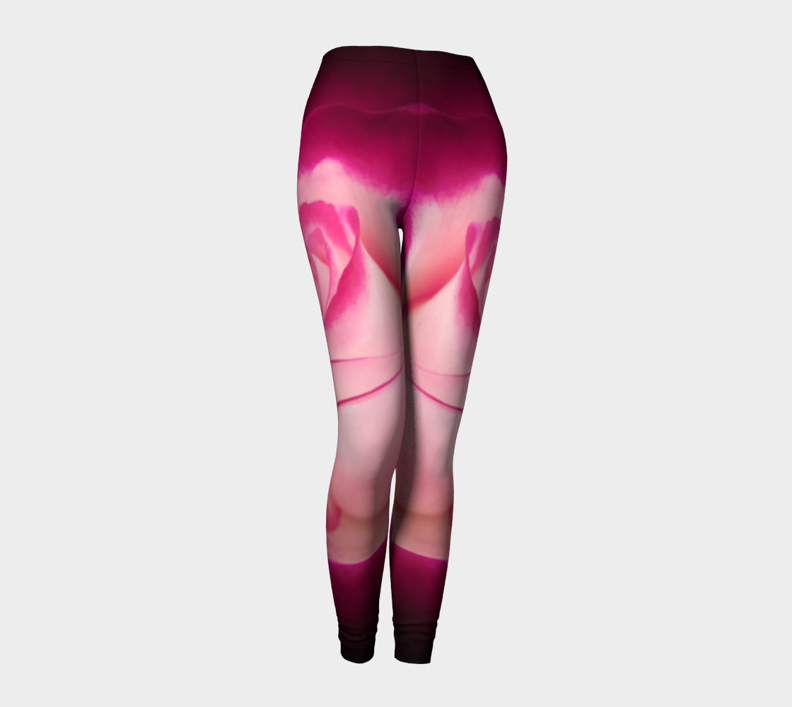 Illuminated Rose Leggings by Van Isle Goddess