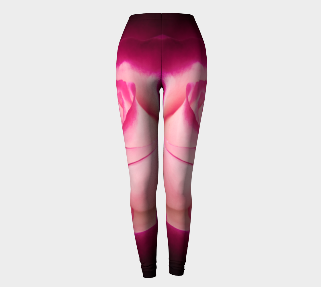 Illuminated Rose Leggings Front