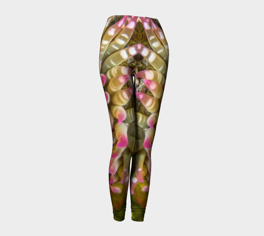 Enchanted Sea Anemone Leggings by Roxy Hurtubise Front