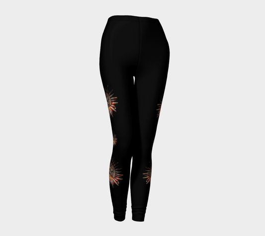 Sun Mask Medallion Leggings by Roxy Hurtubise front