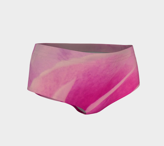 Rose Petal Kiss Mini Shorts by Roxy Hurtubise vanislegoddess.com front