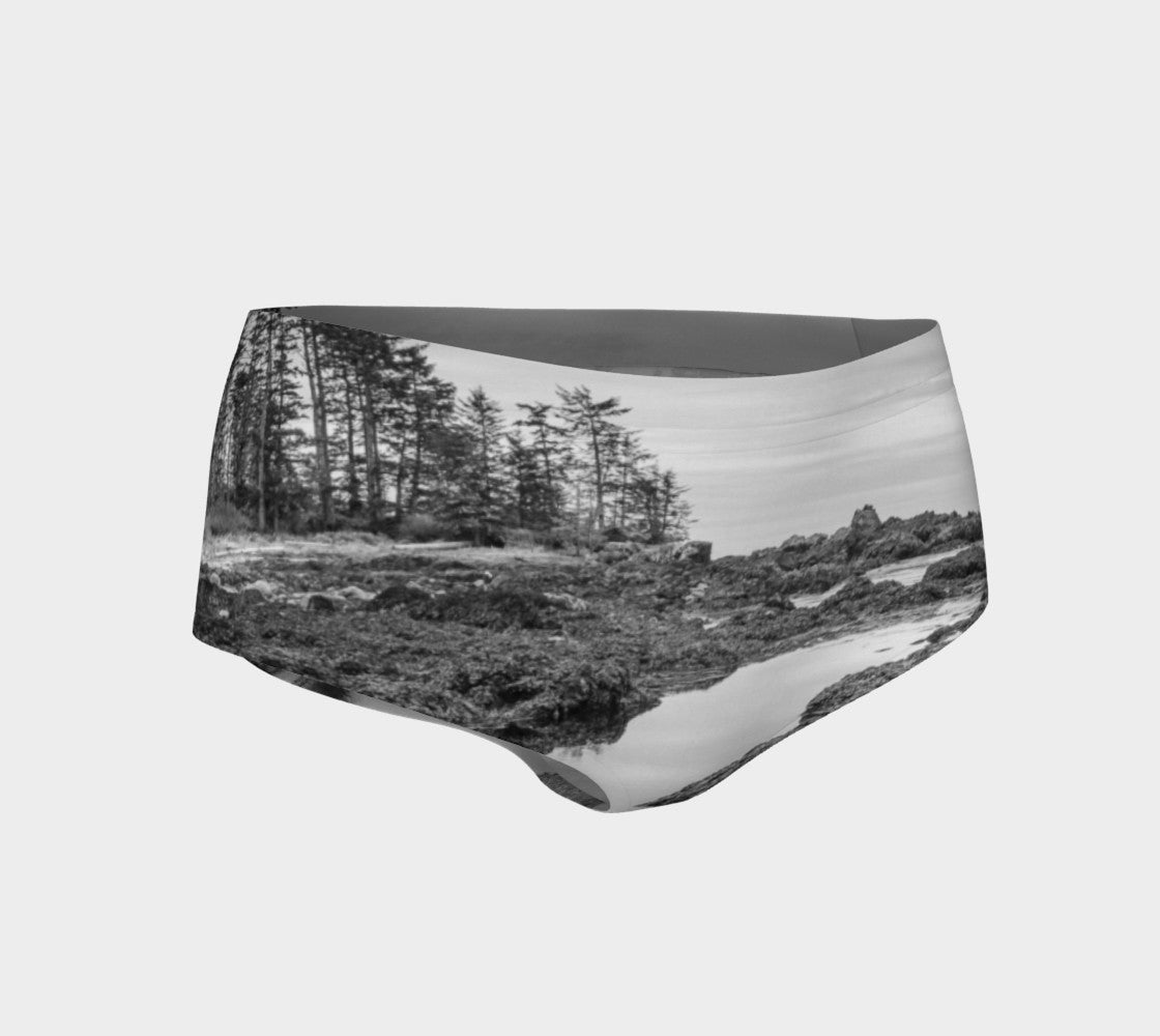 Big Beach Ucluelet Mini Shorts by Roxy Hurtubise vanislegoddess.com front