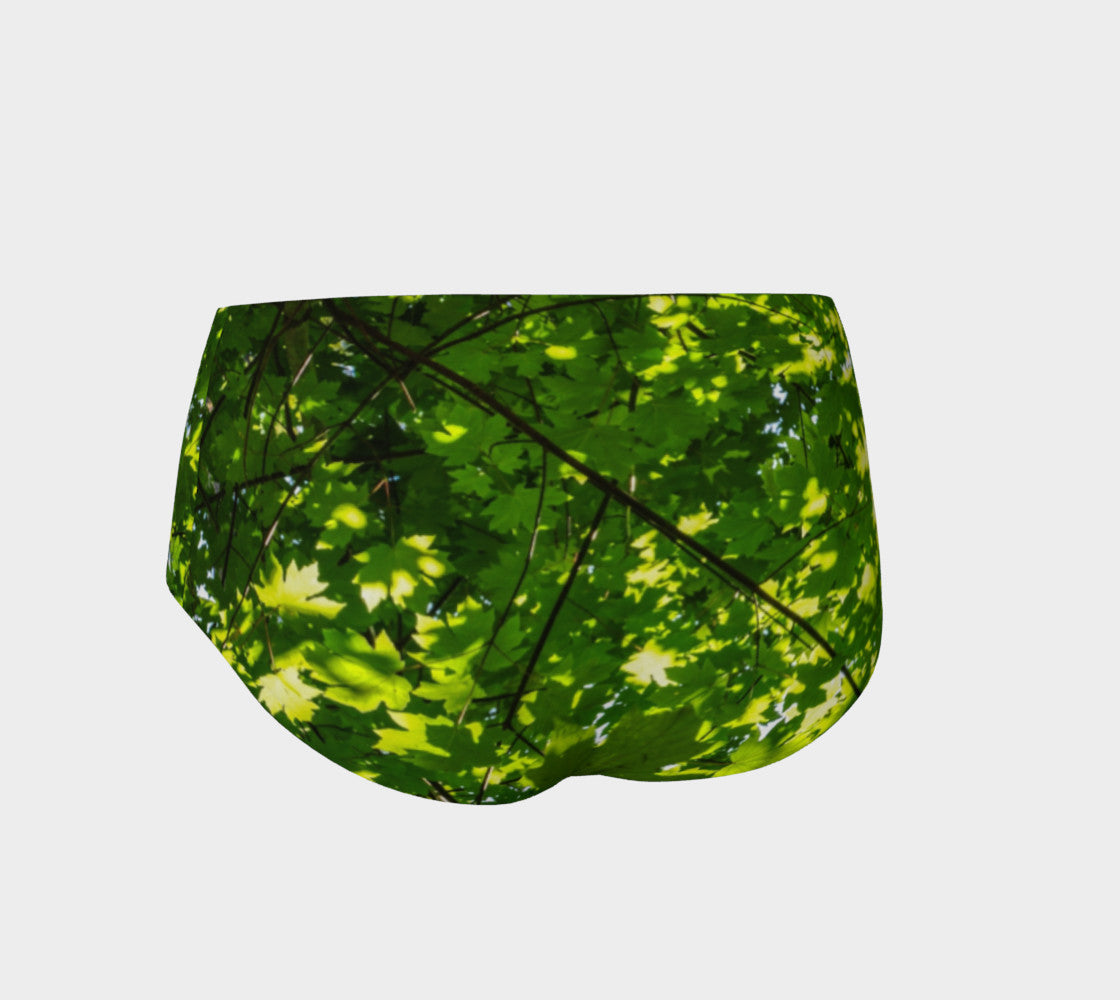 Canopy of Leaves Mini Shorts by Roxy Hurtubise vanislegoddess.com back