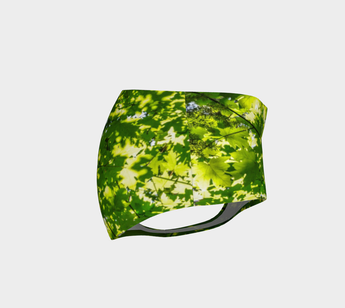 Canopy of Leaves Mini Shorts by Roxy Hurtubise vanislegoddess.com right side