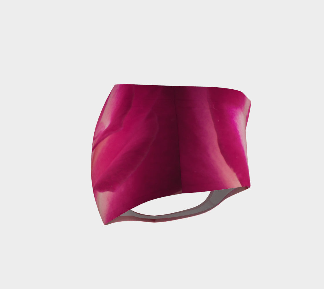 Illuminated Rose Mini Shorts by Roxy Hurtubise vanislegoddess.com right side