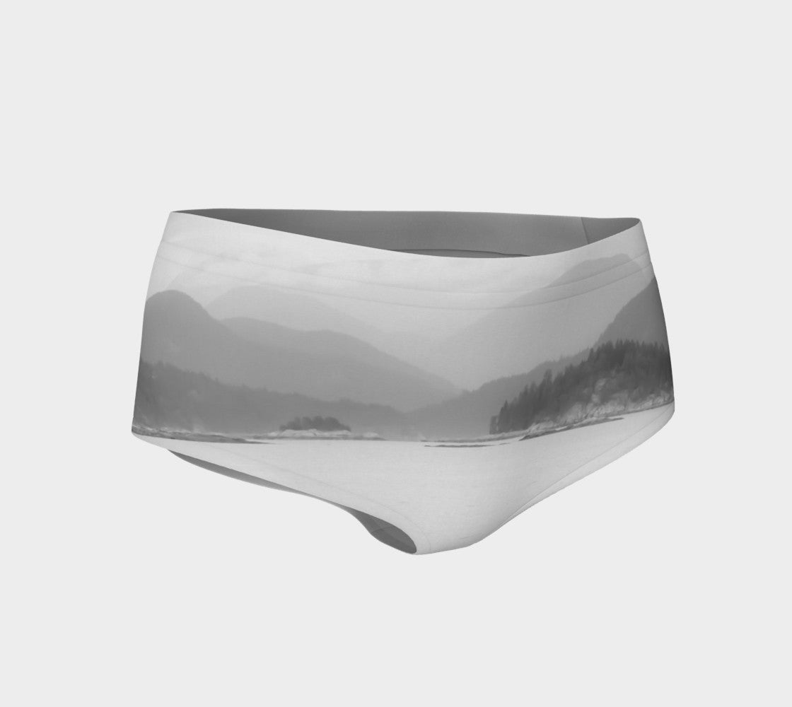 Pacific Mist Mini Shorts by Roxy Hurtubise vanislegoddess.com front