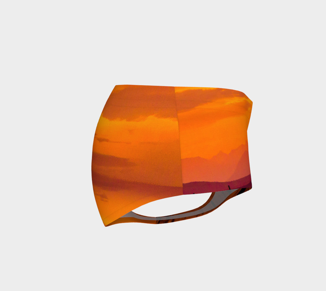 Saratoga Beach Sunset Mini Shorts by Roxy Hurtubise vanislegoddess.com right side