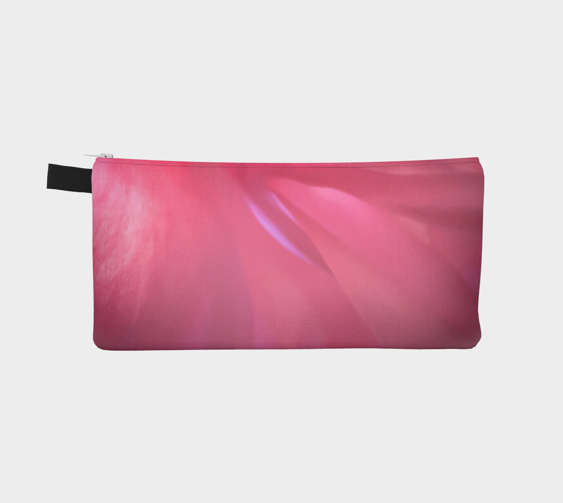 Soft Rose multi use storage pencil case by Roxy Hurtubise vanislegoddess.com reverse side