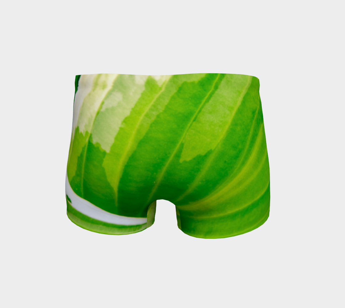 Hosta Green Shorts Back