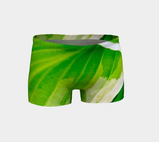 Hosta Green Shorts Front