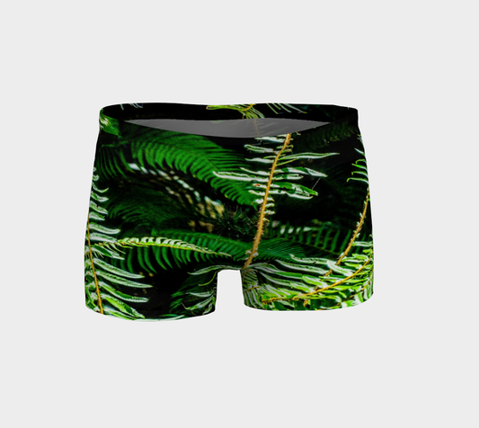 Rainforest Ferns Shorts by Van Isle Goddess of Vancouver Island