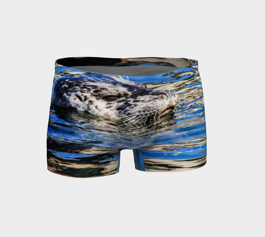 Seal of Blue Shorts by Van Isle Goddess of Vancouver Island