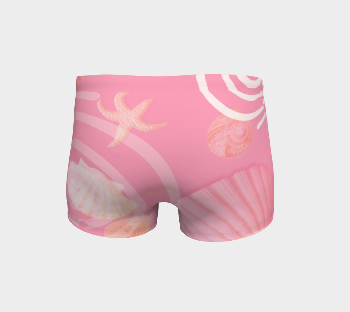 Island Goddess Rose Shorts Back