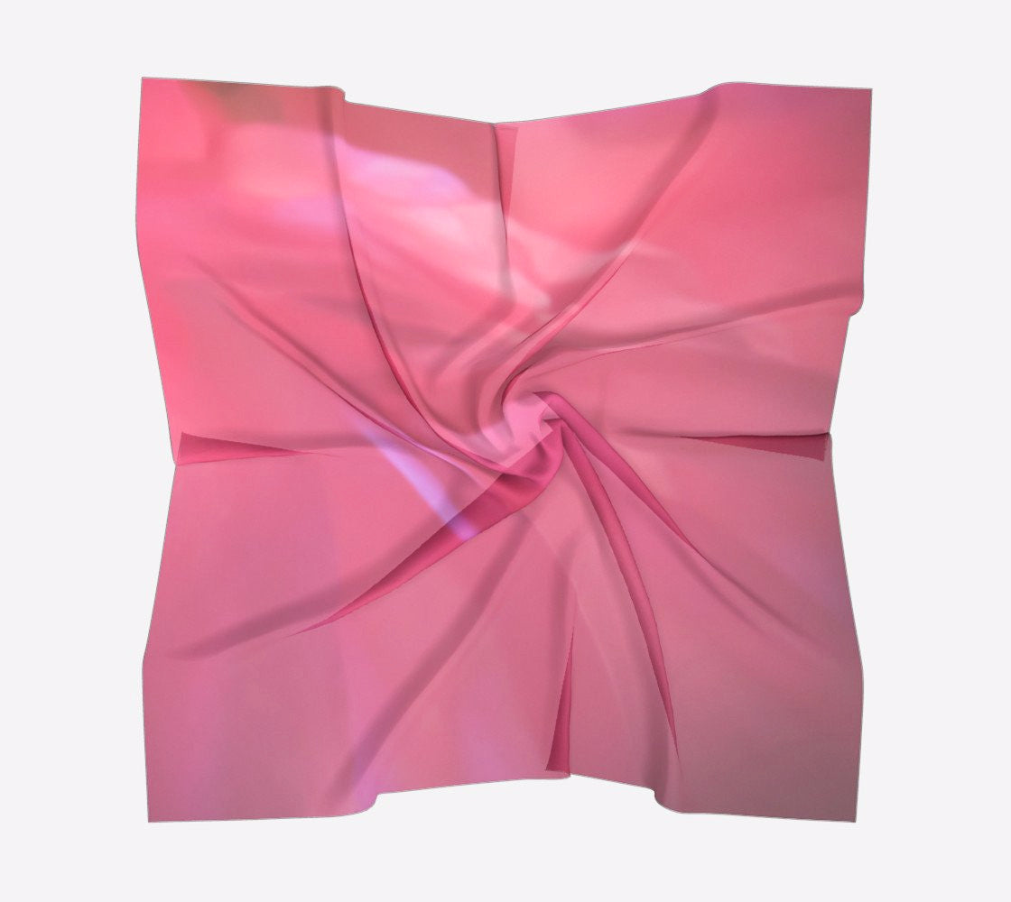Soft Rose Square Scarf  Wear as a scarf or a shawl, use for home decor as a wall hanging, also makes a fabulous Wedding Party Gifts!    Artwork printed on 100% polyester lightweight fabric.  Choose from three different fabrics polychiffon, satin charmeuse and matte crepe.  Machined baby rolled edge hem finish.  Choose from 3 sizes:    16" x 16"  Perfect size for Men's Pocket Square  26" x 26"  36" x 36" by vanislegoddess.com