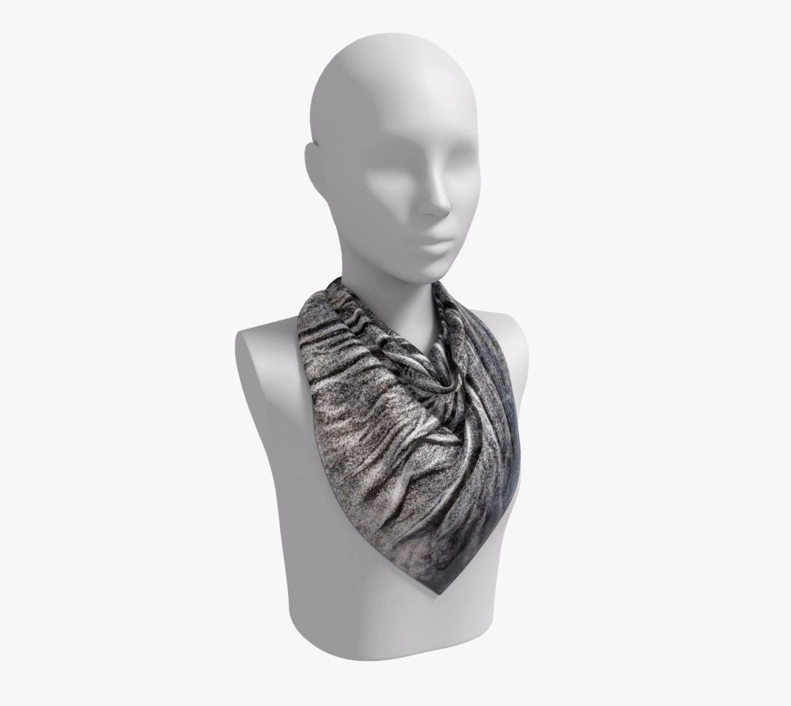 Sand Maiden 26 inch Square Scarf Worn around the neck by vanislegoddess.com
