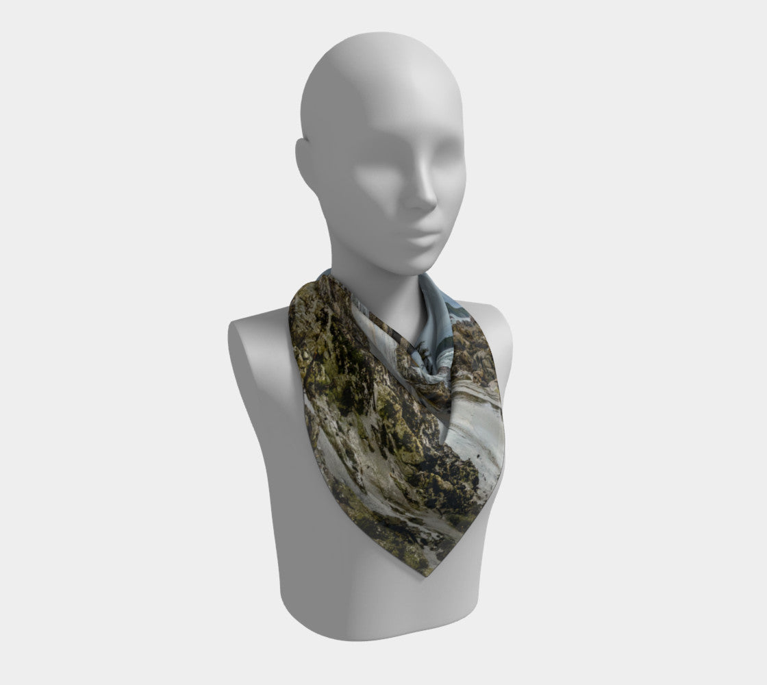 26 inch Square Scarf Worn around the neck by vanislegoddess.com