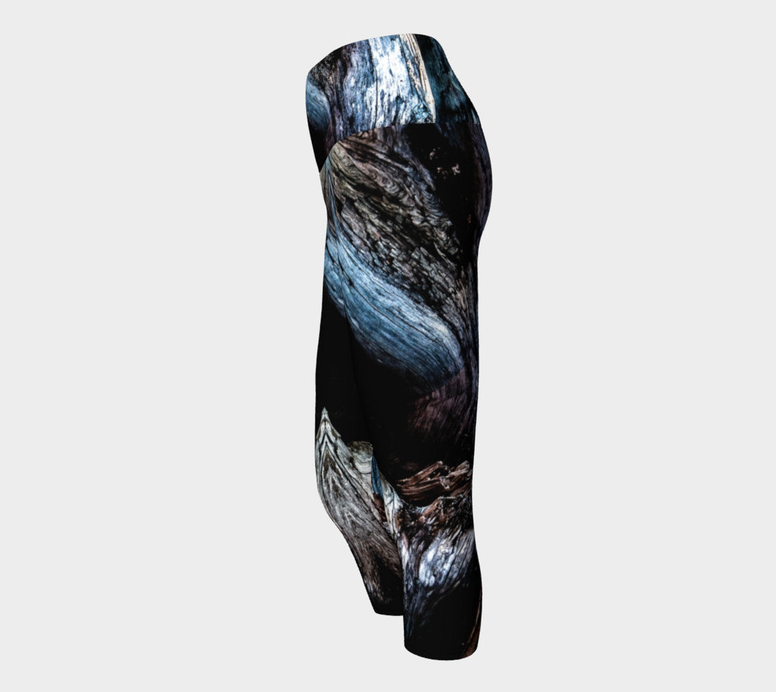 Driftwood Yoga Capris by Roxy Hurtubise VanIsleGoddess.Com Side