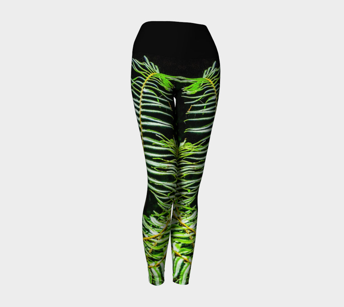 Rainforest Yoga Leggings by Roxy Hurtubise VanIsleGoddess.Com Front