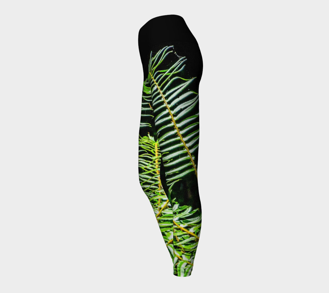 Rainforest Yoga Leggings by Roxy Hurtubise VanIsleGoddess.Com  Side
