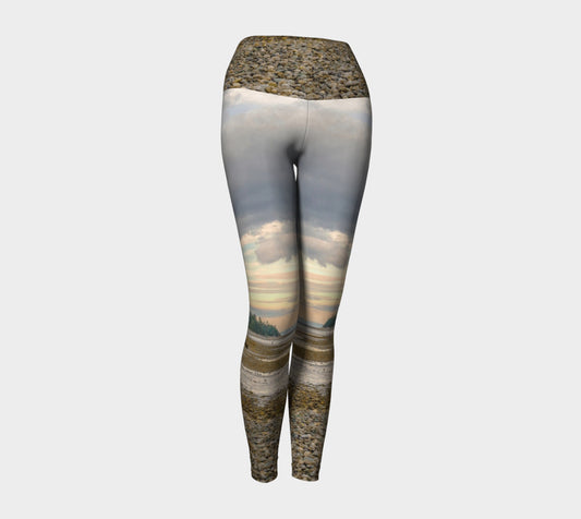 Miracle Beach Yoga Leggings by Roxy Hurtubise VanIsleGoddess.Com Front